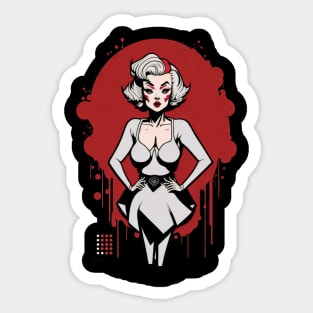 Marilyn, Bloody Marilyn Sticker